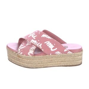 Miu Miu Canvas Printed Espadrilles
